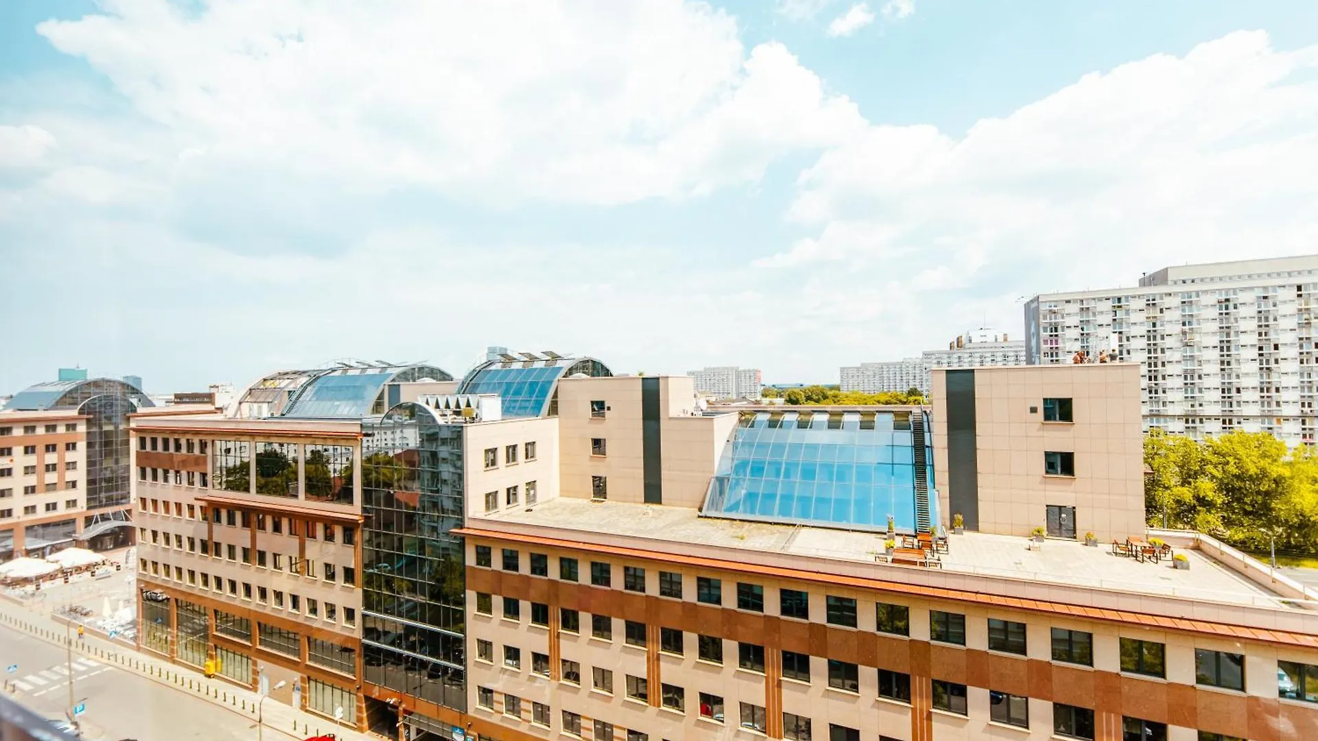 Industrial 9Th Floor Central Apartment With Balcony And Views Warsaw Poland
